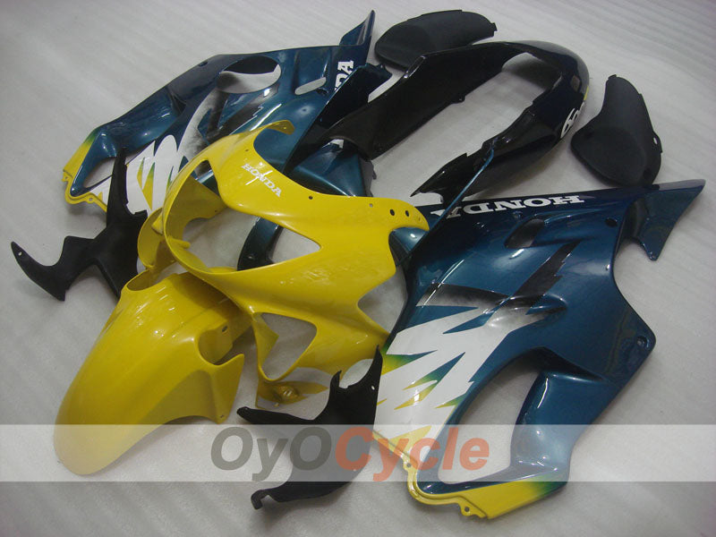 Kit de carenado de inyección para CBR600F4 99-00 - Amarillo, Azul - Estilo de fábrica #OYO87904843 Imagen secundaria del producto