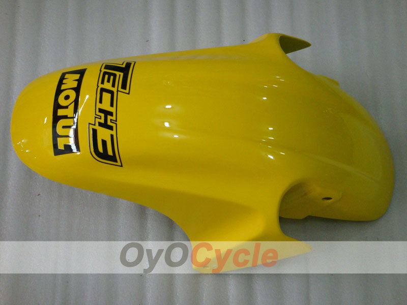 Kit de carenado de inyección para CBR600F4 99-00 - Amarillo, Azul - Monster, MOTUL #OYO87904844