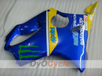 Kit de carenado de inyección para CBR600F4 99-00 - Amarillo, Azul - Monster, MOTUL #OYO87904844