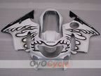 Kit de carenado por inyección para CBR600F4 99-00 - Blanco, Negro - Personalizar #OYO87904845
