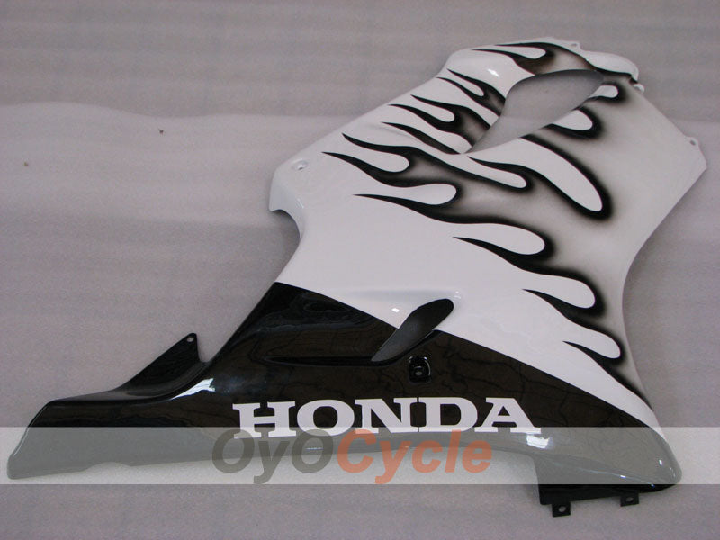 Kit de carenado por inyección para CBR600F4 99-00 - Blanco, Negro - Personalizar #OYO87904845