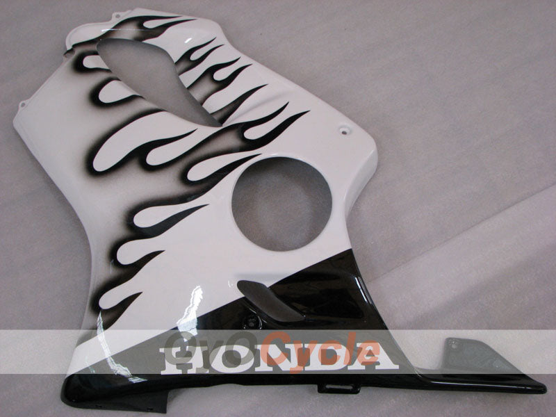 Kit de carenado por inyección para CBR600F4 99-00 - Blanco, Negro - Personalizar #OYO87904845