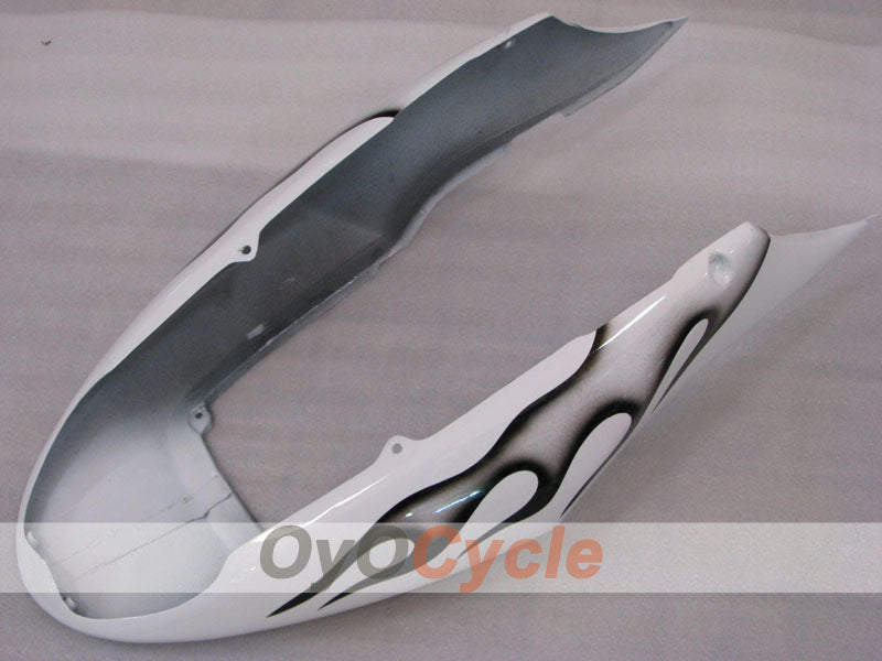 Kit de carenado por inyección para CBR600F4 99-00 - Blanco, Negro - Personalizar #OYO87904845