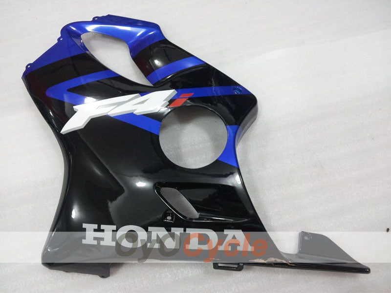 Kit de carenado por inyección para CBR600F4i 04-07 - Azul, Negro - Estilo de fábrica #OYO87904846