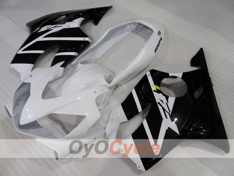 Kit de carenado por inyección para CBR600F4i 04-07 - Blanco, Negro - Estilo de fábrica #OYO87904850 Imagen secundaria del producto