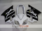 Kit de carenado por inyección para CBR600F4i 04-07 - Blanco, Negro - Estilo de fábrica #OYO87904850