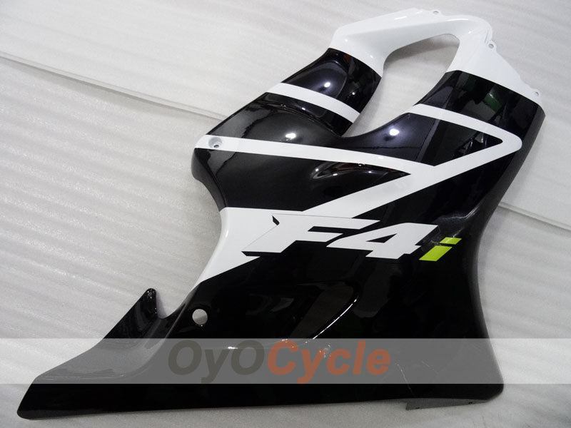 Kit de carenado por inyección para CBR600F4i 04-07 - Blanco, Negro - Estilo de fábrica #OYO87904850