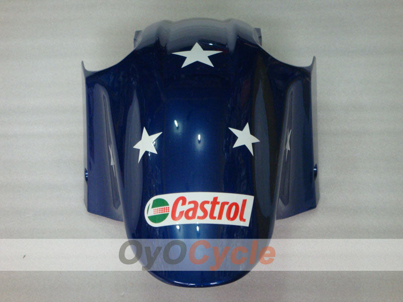 Kit de carenado por inyección para CBR600F4i 04-07 - Rojo, Azul - Castrol #OYO87904851