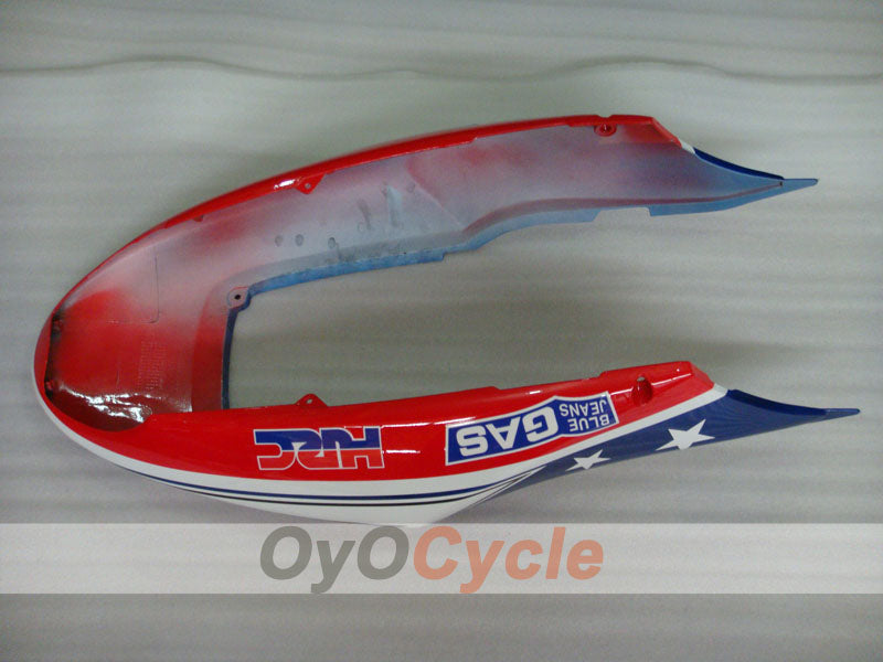 Kit de carenado por inyección para CBR600F4i 04-07 - Rojo, Azul - Castrol #OYO87904851