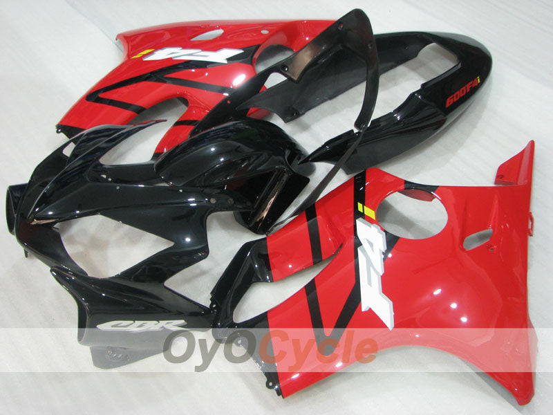 Kit de carenado por inyección para CBR600F4i 04-07 - Rojo, Negro - Estilo de fábrica #OYO87904852