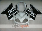 Kit de carenado de inyección para CBR600F4i 04-07 - Blanco, Negro - Estilo de fábrica #OYO87904853