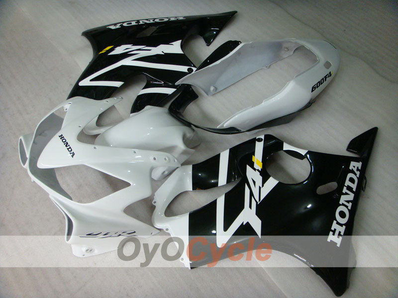 Kit de carenado de inyección para CBR600F4i 04-07 - Blanco, Negro - Estilo de fábrica #OYO87904853