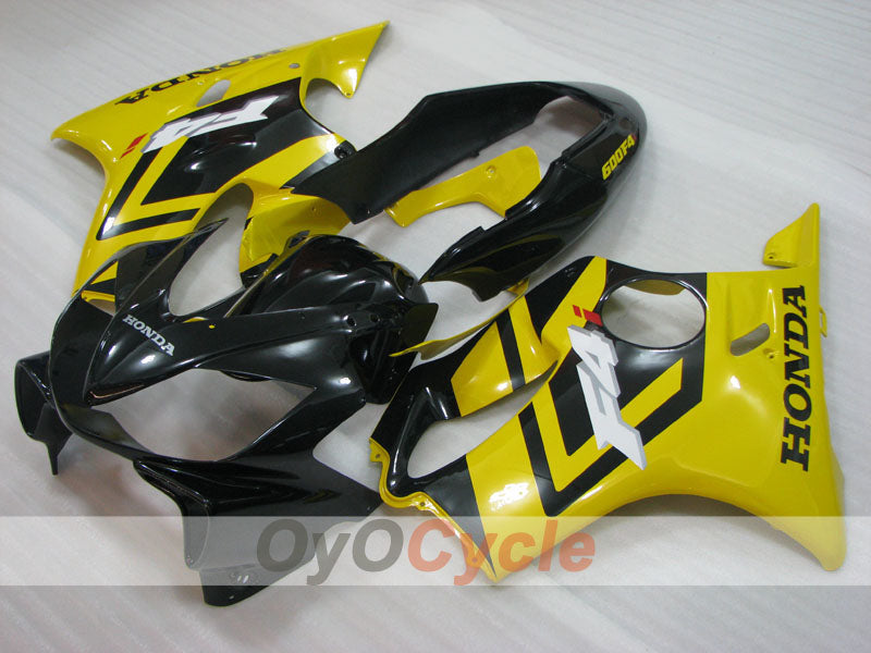 Kit de carenado por inyección para CBR600F4i 04-07 - Amarillo, Gris - Estilo de fábrica #OYO87904854
