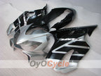 Kit de carenado por inyección para CBR600F4i 04-07 - Negro, Plata - Estilo de fábrica #OYO87904855