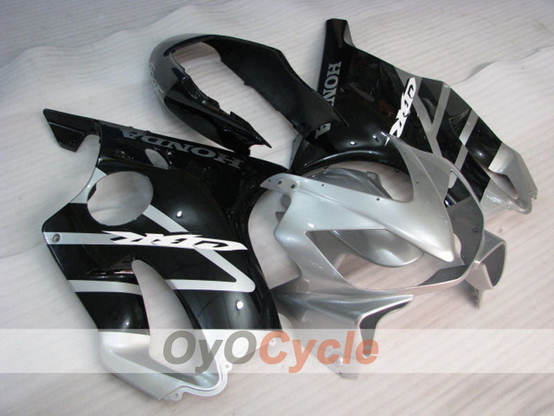Kit de carenado por inyección para CBR600F4i 04-07 - Negro, Plata - Estilo de fábrica #OYO87904855 Imagen principal del producto