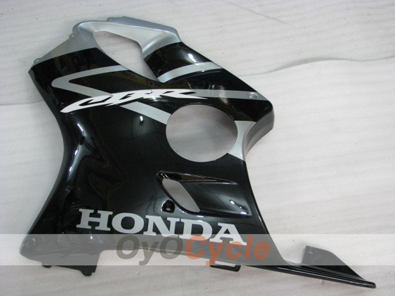 Kit de carenado por inyección para CBR600F4i 04-07 - Negro, Plata - Estilo de fábrica #OYO87904855