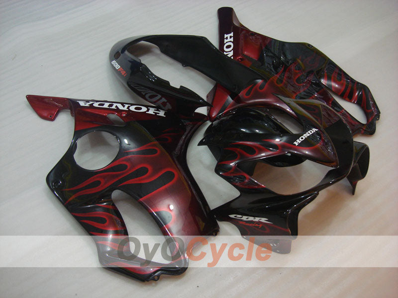 Kit de carenado por inyección para CBR600F4i 04-07 - Rojo, Negro - Llama #OYO87904857 Imagen principal del producto