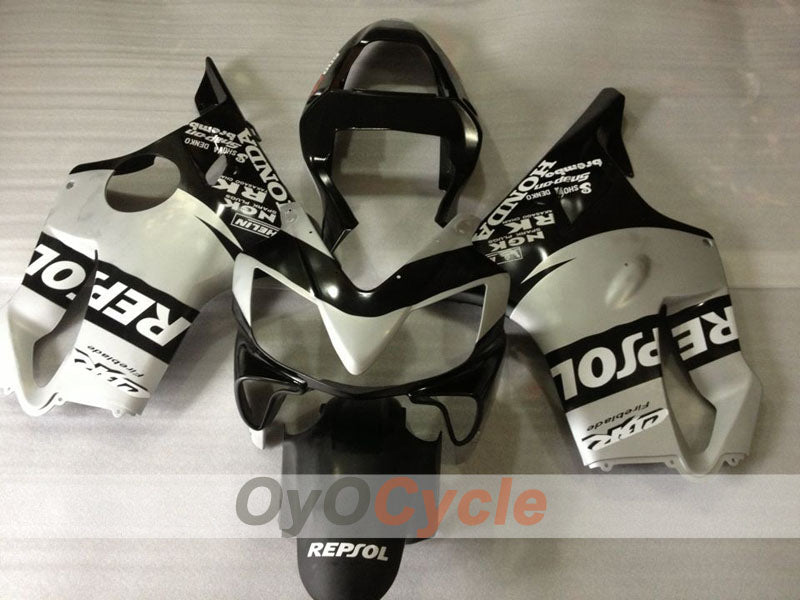 Kit de carenado de inyección para CBR600F4i 01-03 - Negro, Plata - Estilo de fábrica, Personalizado #OYO87904858 Imagen secundaria del producto
