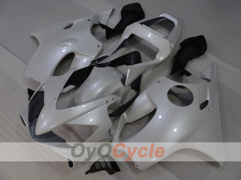 Kit de carenado por inyección para CBR600F4i 01-03 - Blanco perla - Sin pegatinas ni calcomanías, estilo de fábrica #OYO87904859 Imagen secundaria del producto