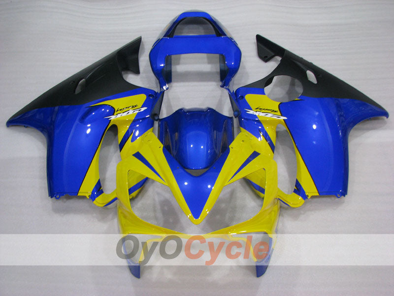 Kit de carenado de inyección para 01-03 CBR600F4i - Amarillo, Azul, Negro - MICHELIN, Nastro Azzurro #OYO87904860