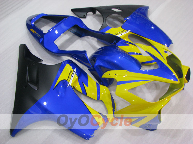 Kit de carenado de inyección para 01-03 CBR600F4i - Amarillo, Azul, Negro - MICHELIN, Nastro Azzurro #OYO87904860 Imagen secundaria del producto