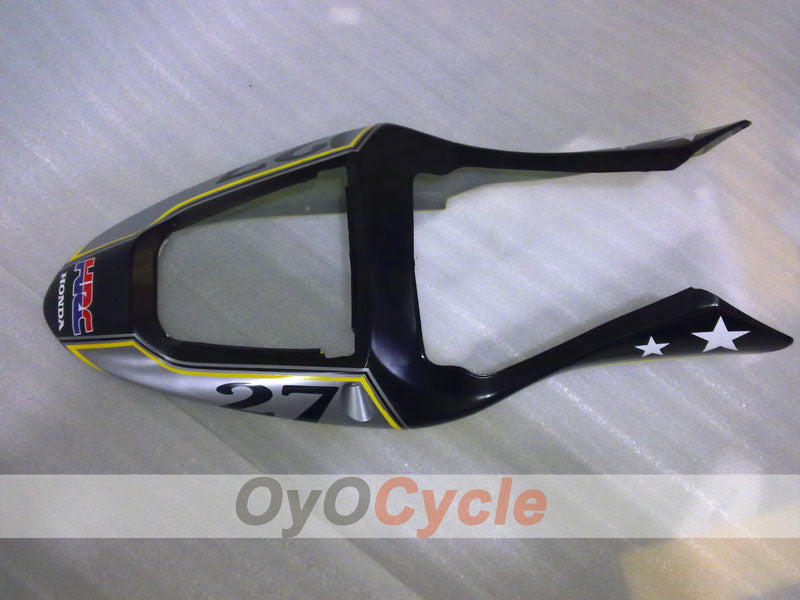 Kit de carenado por inyección para CBR600F4i 01-03 - Amarillo, Negro, Rosa - Castrol #OYO87904864