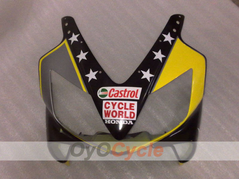 Kit de carenado por inyección para CBR600F4i 01-03 - Amarillo, Negro, Rosa - Castrol #OYO87904864 Imagen secundaria del producto