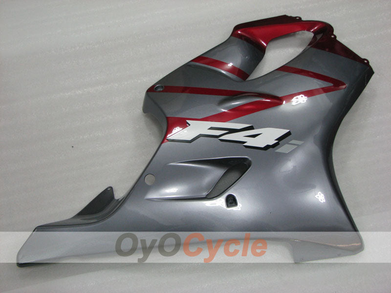 Kit de carenado por inyección para CBR600F4i 01-03 - Rojo, Gris - Estilo de fábrica #OYO87904865