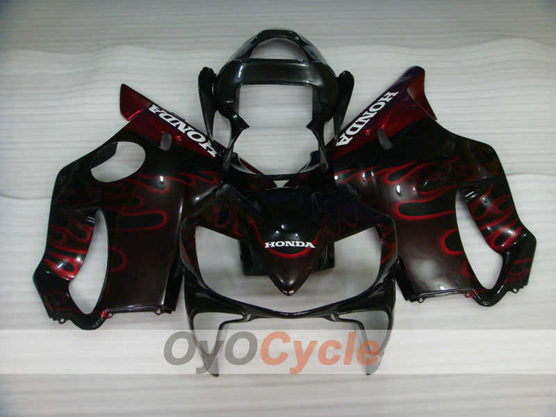Kit de carenado de inyección para CBR600F4i 01-03 - Rojo, Negro - MICHELIN, Rossi #OYO87904866