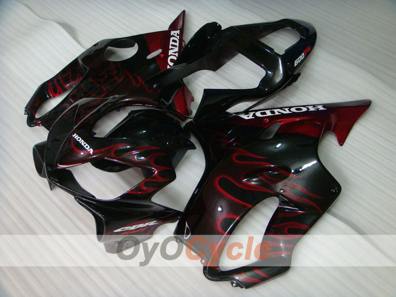 Kit de carenado de inyección para CBR600F4i 01-03 - Rojo, Negro - MICHELIN, Rossi #OYO87904866 Imagen secundaria del producto