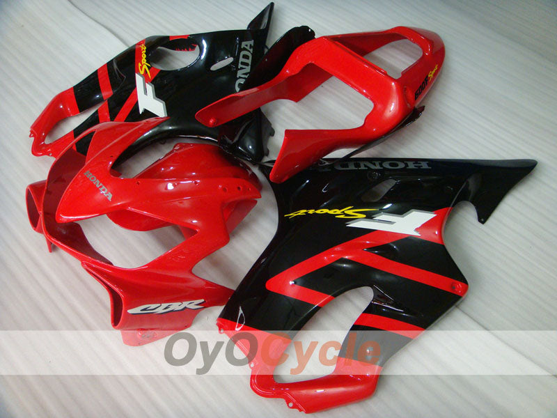 Kit de carenado por inyección para CBR600F4i 01-03 - Rojo, Negro, Rosa - Estilo de fábrica #OYO87904870 Imagen secundaria del producto