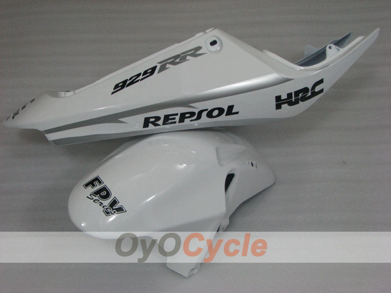 Kit de carenado por inyección para CBR900RR 929 00-01 - Blanco - Estilo de fábrica #OYO87904874