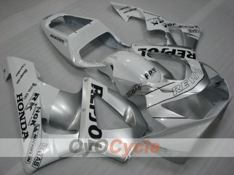 Kit de carenado por inyección para CBR900RR 929 00-01 - Blanco - Estilo de fábrica #OYO87904874