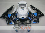 Kit de carenado por inyección para CBR600RR 03-04 - Blanco, Negro - Personalizar #OYO87904888