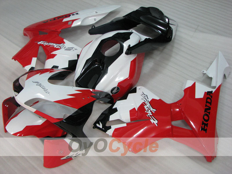 Kit de carenado por inyección para CBR600RR 03-04 - Rojo, Blanco - Erion Racing #OYO87904891 Imagen secundaria del producto