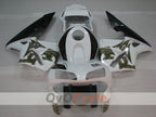 Carenado de inyección para CBR600RR 03-04 - Blanco, Negro - Estilo de fábrica #OYO87904892