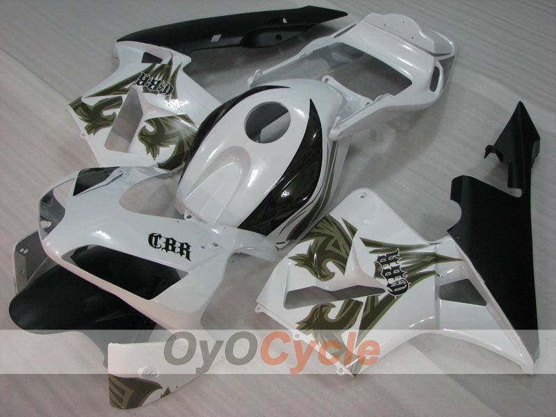 Carenado de inyección para CBR600RR 03-04 - Blanco, Negro - Estilo de fábrica #OYO87904892 Imagen secundaria del producto