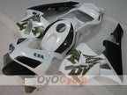 Carenado de inyección para CBR600RR 03-04 - Blanco, Negro - Estilo de fábrica #OYO87904892