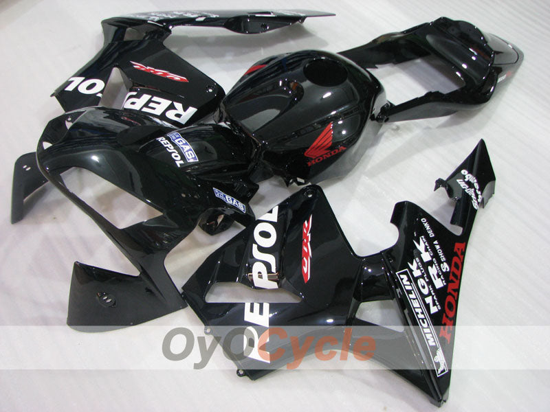 Kit de carenado de inyección para CBR600RR 03-04 - Negro - Repsol #OYO87904893
