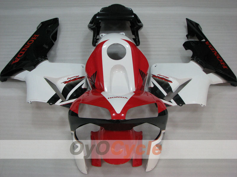 Carenado de inyección para CBR600RR 03-04 - Rojo, Blanco - Erion Racing #OYO87904897