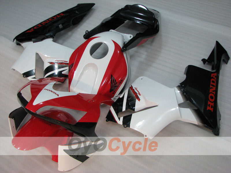 Carenado de inyección para CBR600RR 03-04 - Rojo, Blanco - Erion Racing #OYO87904897 Imagen secundaria del producto