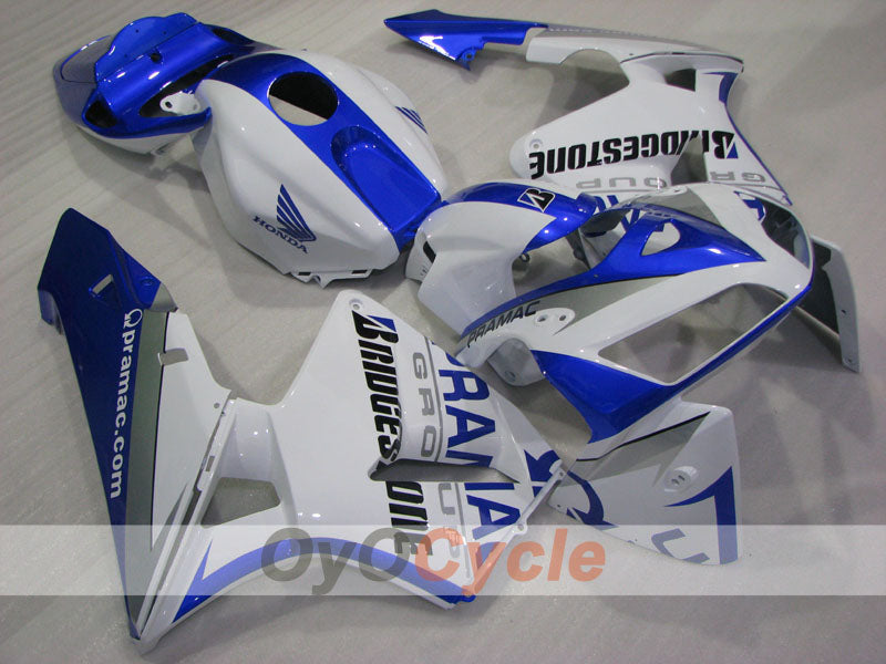 Kit de carenado por inyección para CBR600RR 03-04 - Azul, Blanco - PRAMAC #OYO87904898