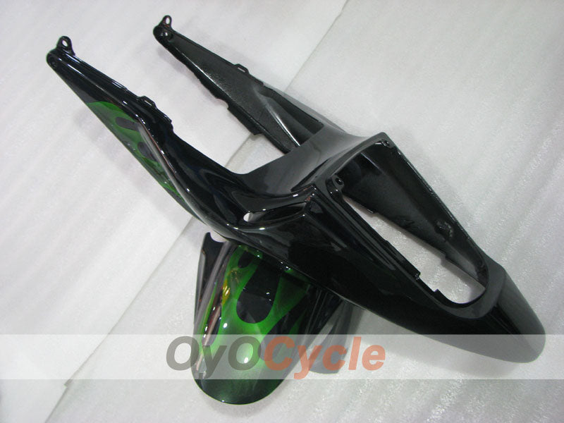 Kit de carenado por inyección para CBR600RR 03-04 - Verde, Negro - Llama #OYO87904899