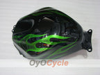 Kit de carenado por inyección para CBR600RR 03-04 - Verde, Negro - Llama #OYO87904899