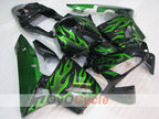 Kit de carenado por inyección para CBR600RR 03-04 - Verde, Negro - Llama #OYO87904899