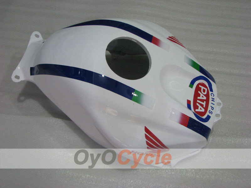 Kit de carenado por inyección para CBR600RR 03-04 - Rojo, Blanco - PATA #OYO87904900