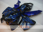 Kit de carenado por inyección para CBR600RR 03-04 - Azul, Negro - Llama #OYO87904903