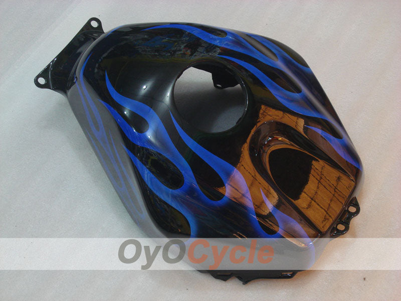 Kit de carenado por inyección para CBR600RR 03-04 - Azul, Negro - Llama #OYO87904903