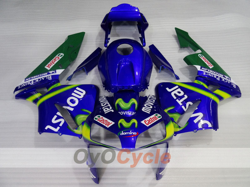 Kit de carenado por inyección para CBR600RR 03-04 - Amarillo, Azul - Movistar #OYO87904904 Imagen principal del producto
