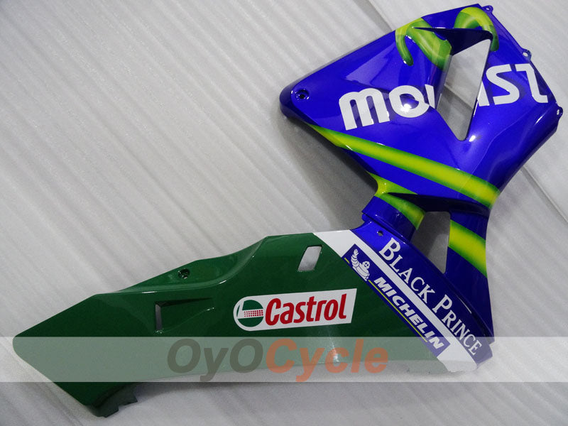 Kit de carenado por inyección para CBR600RR 03-04 - Amarillo, Azul - Movistar #OYO87904904